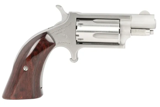 NAA 22MSGBG Mini-Revolver .22 WMR 5rd 1.13" Stainless - View 2