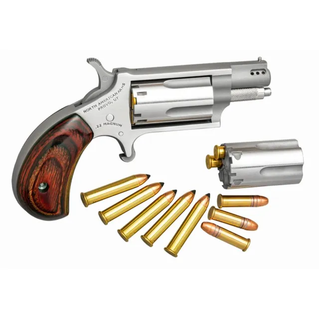 NAA 22MSCP Mini-Revolver Combo 22 LR/22 WMR 1.13In 5-Shot - View 2