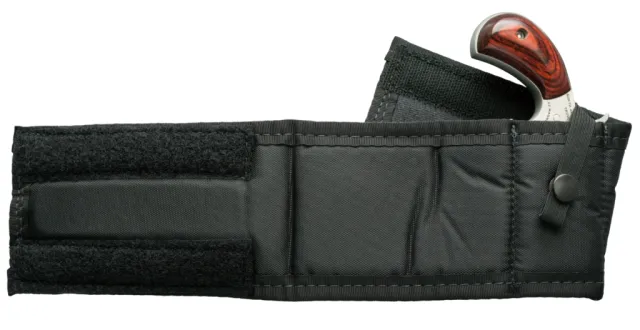 NAA Mini Revolver Ankle Holster Smooth Black Nylon HAS - View 2