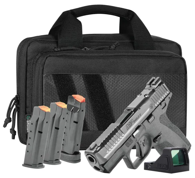 Smith and Wesson 14955 M&P9 Shield X 9mm 3.6" Black Armornite Semi-Auto - View 2
