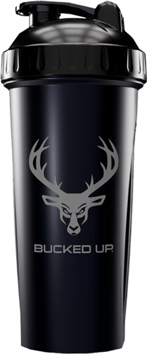 Buy BUCKED UP SHAKER 28OZ BLACK & GRAY LOGO BPA online