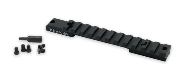 Weatherby Peak 44 Picatinny Rail J010006 166 Matte Black - View 2