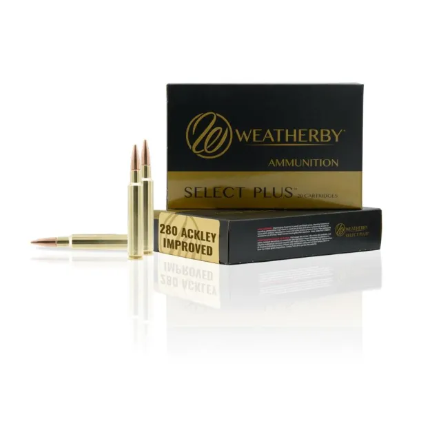 Weatherby M280A139HCB Select Plus .280 Ackley Improved 139 Grain 20-Rounds - View 2