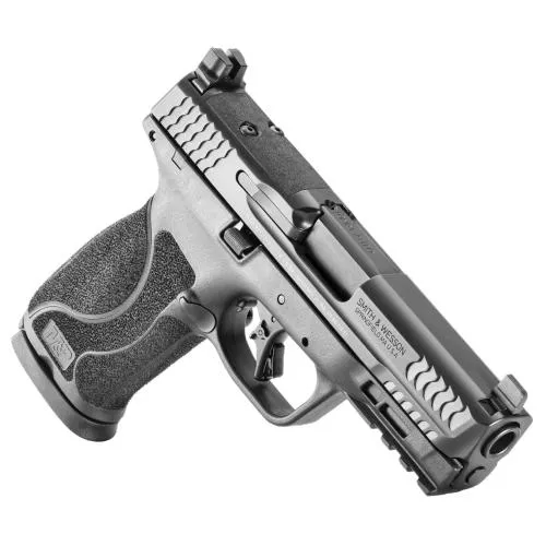 Smith & Wesson M&P M2.0 Optic Ready 10mm Auto 4" Barrel 15+1 Black Polymer Frame Picatinny Rail Armornite Slide - View 2