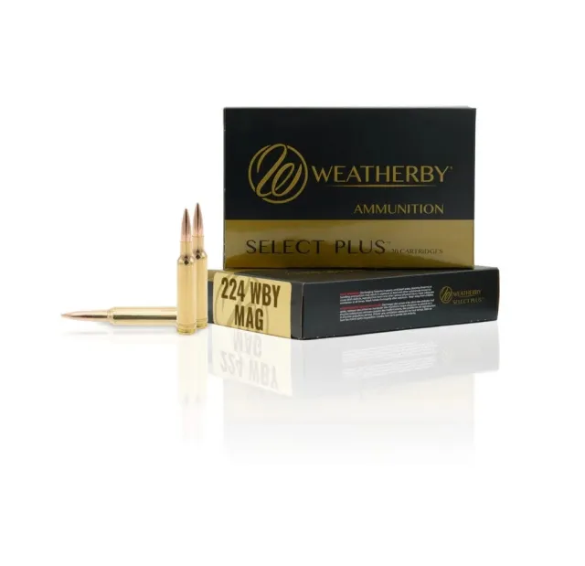 Weatherby R224805FBT 224WthbyMag 80.5gr 20 Per Box/10 Case - View 2