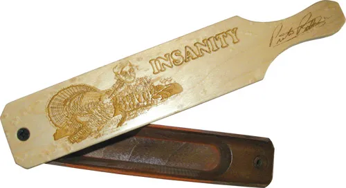 Pittman Game Calls P412 Insanity Box Turkey Call Birdseye Maple/Walnut - View 2