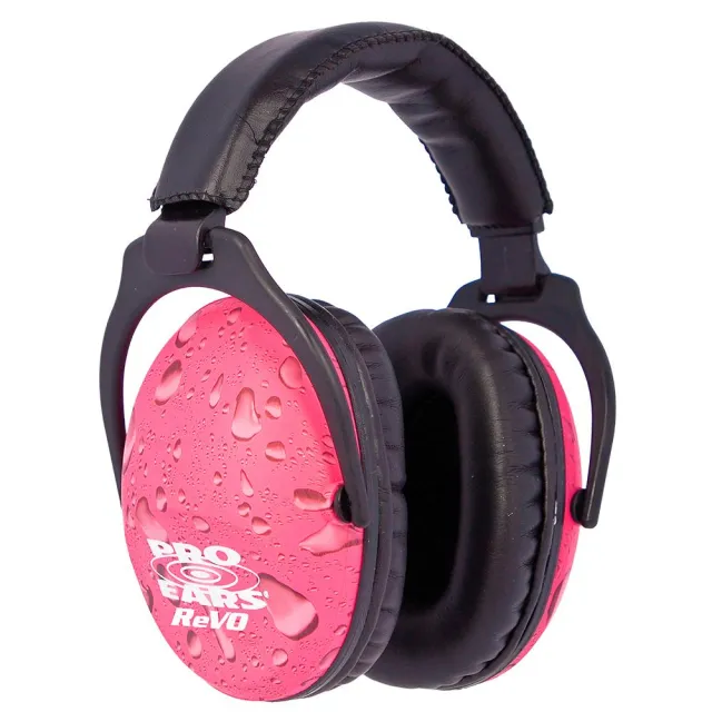 Pro Ears PE26UY016 ReVO Passive Earmuffs 26 dB Black/Pink Rain Youth - View 2