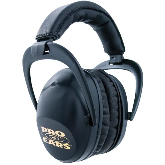 Pro Ears PEUSB Ultra Sleek Passive Muff 26 dB Black/Gold Earmuffs - View 2
