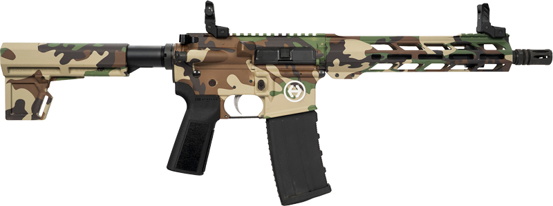 Hi-Point HP15P-300BLK M81 HP-15 Pistol 300 AAC Blackout 10.5" M81 Woodland Camo Semi-Auto - View 2