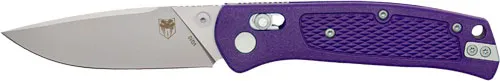 CobraTec Knives EDC Scout Bar Lock 3.12 In Purple Stainless CTSCTGRVPURBAR - View 2