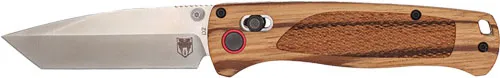 CobraTec Zebrawood Bar Lock Tanto Blade Knife Folding Blade Zebrawood - View 2