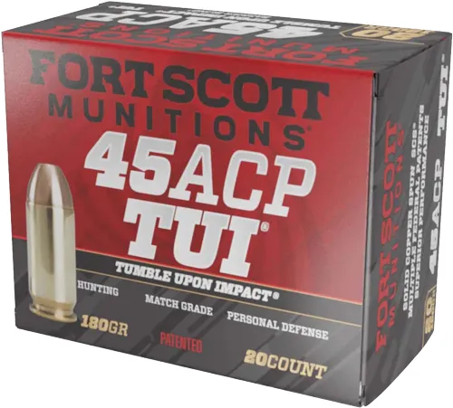 Fort Scott Munitions 450180SCV Tumble Upon Impact (TUI) 45ACP 180gr... - View 2