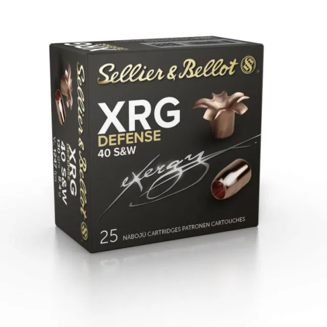 Sellier & Bellot SB40XA 40S&W 130gr Solid Copper HP Ammo 25 Rounds - View 2
