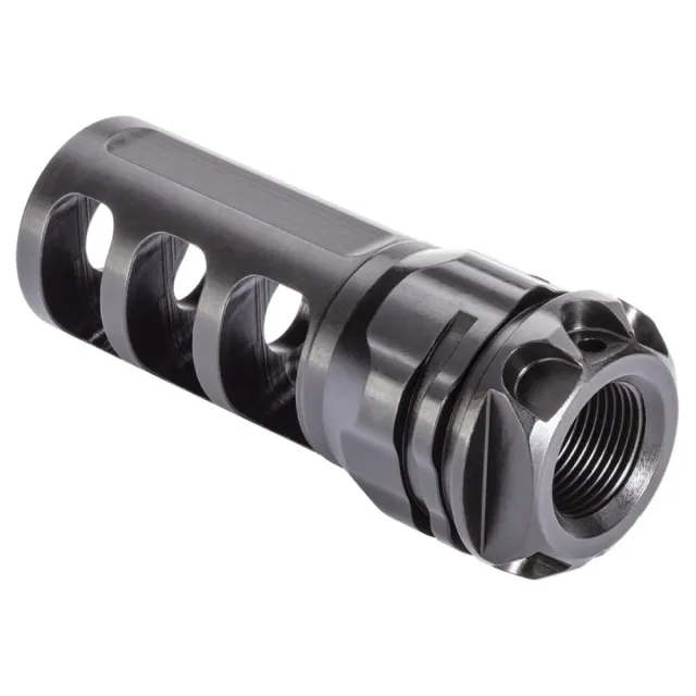 Gemtech ETM 5.56 NATO Muzzle Brake 2.37" Black - 1/2-28 Mount, Lightweight - View 2