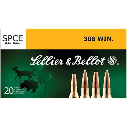 Sellier & Bellot SB308F 308 Winchester Soft Point Cut Through Edge 180 G... - View 2