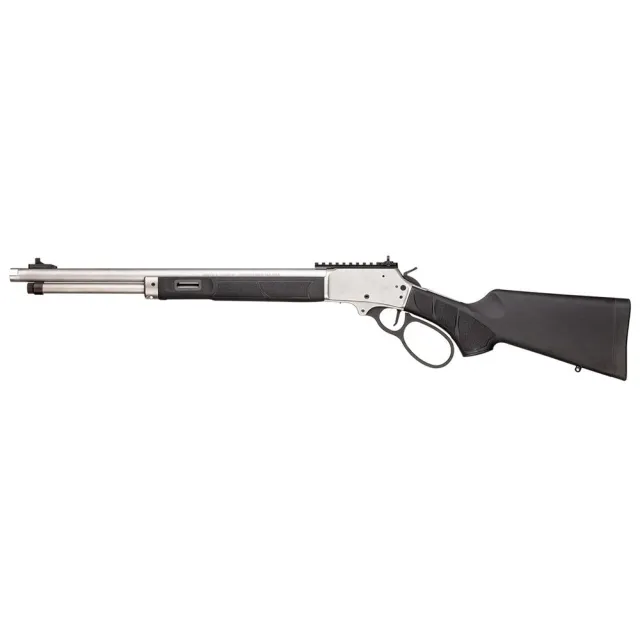 Smith & Wesson Model 1854 Lever-Action Rifle: 44 Magnum, 19.25" SS Barrel, M-LOK, Picatinny Rail, Black/Silver - View 2
