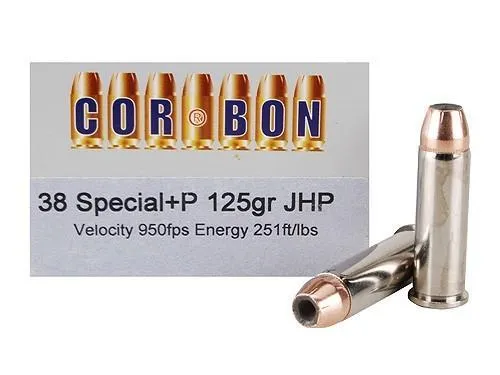 Corbon SD3812520 Self-Defense .38 Spl +P 125gr JHP Ammo 20 Rounds - View 2