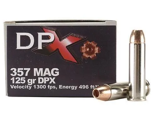 Corbon DPX357125 357MAG Ammo, 125 Gr Barnes X, 20 Rounds - View 2