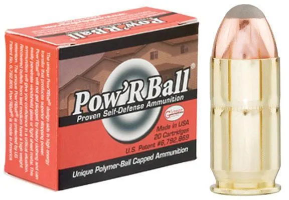 Corbon PB4516520 .45 ACP 165gr JHP 1225fps Pow'RBall 20rd Box - View 2