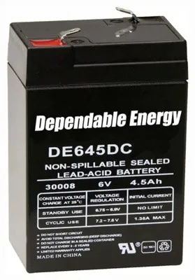American Hunter DE30052 HR Rechargeable Battery 6 Volt 4.5 AMP - View 2