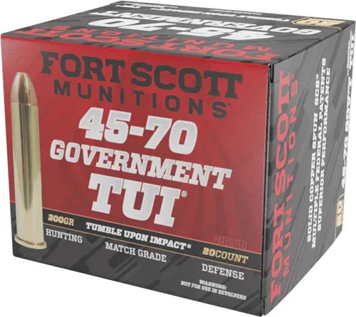 Fort Scott 4570300SCV1 TUI 45-70 Gov 300gr Solid Copper Ammo 20 Rounds - View 2