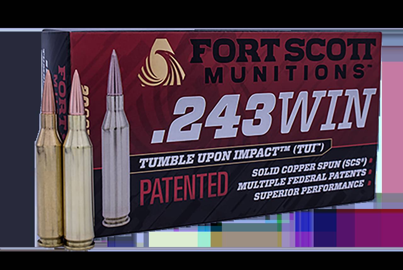 Fort Scott Munitions 243070SCV .243 Win 70gr Solid Copper 20rd - View 2