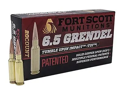 Fort Scott Munitions 65GR123SCV2 6.5 Grendel 123gr Solid Copper 20Rd - View 2