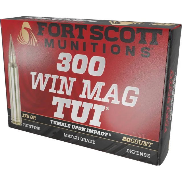 Fort Scott Munitions 300WM-175-SCV 300 Win Mag 175gr TUI - View 2