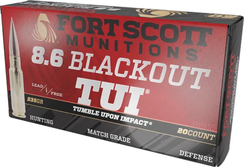 Fort Scott Munitions 86BLK235SCV1 8.6 Blackout 135gr TUI 20/Box - View 2