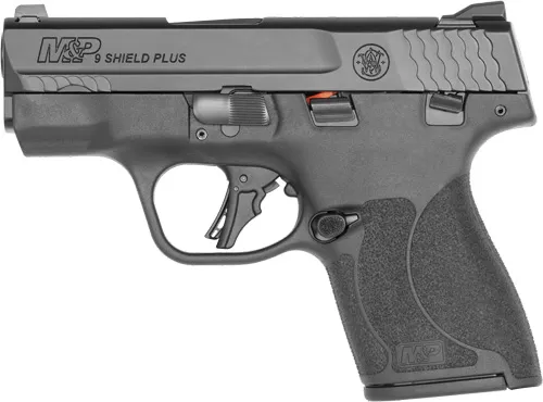 Shield Plus Micro-Compact 9MM: 3.1" Barrel, 10-Round, Polymer Grip, Black - View 2