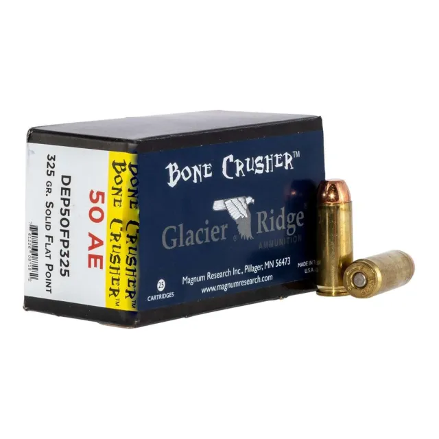 MAG BoneCrusher 50 AE 325gr Flat Point Ammo - View 2
