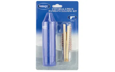 DAC Gunmaster Compact .22-.45 Cal Pistol Cleaning Kit 8pc Aluminum Handle - View 3