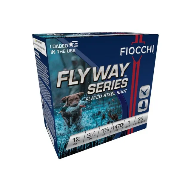 Fiocchi 123ST1 Flyway Waterfowl 12ga 3" 1 1/8oz 1500FPS - View 2