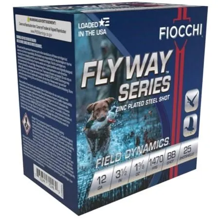 Fiocchi Flyway 1235STBB 12 Gauge 3.5 In 1 Round Waterfowl - View 2
