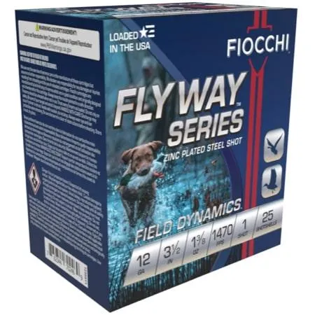 Fiocchi 12 Gauge 3.5" Waterfowl Steel Hunting Shotshells 25 Rounds - View 2