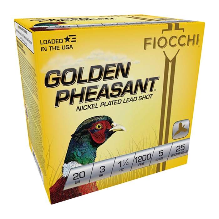Fiocchi Golden Pheasant 20ga 3" Sz5 1 1/4 /25 - View 2