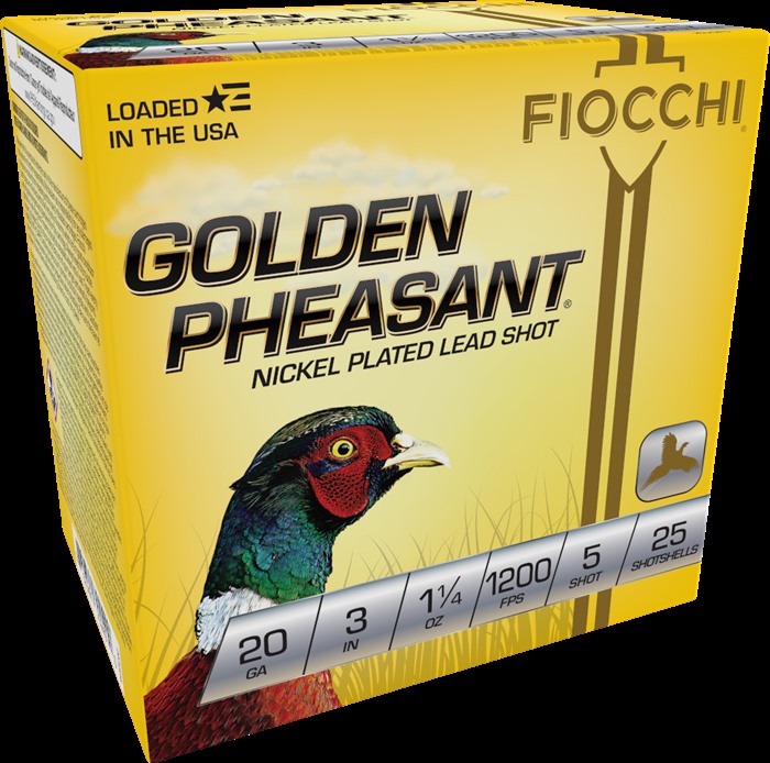 Fiocchi Golden Pheasant 20ga 3" Sz5 1 1/4 /25 - View 3