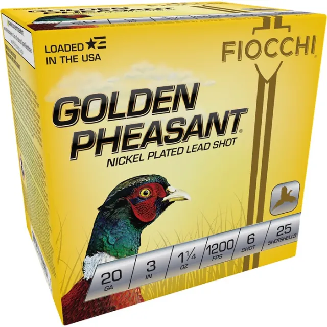 Fiocchi Golden Pheasant Extrema 20 Gauge 3 In 1-1/4 oz 6 Shot - View 2