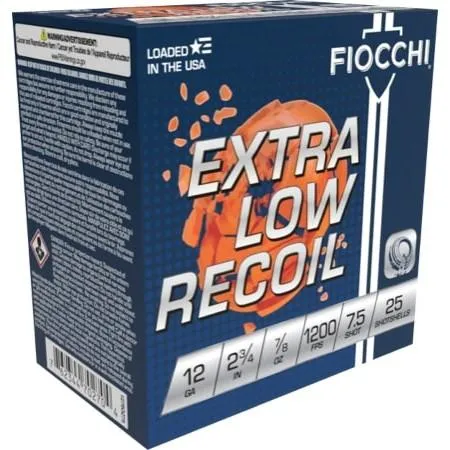 Fiocchi 1278OZ75 Exacta Target Low Recoil Trainer 12Gauge 2.75" 7/8oz... - View 2