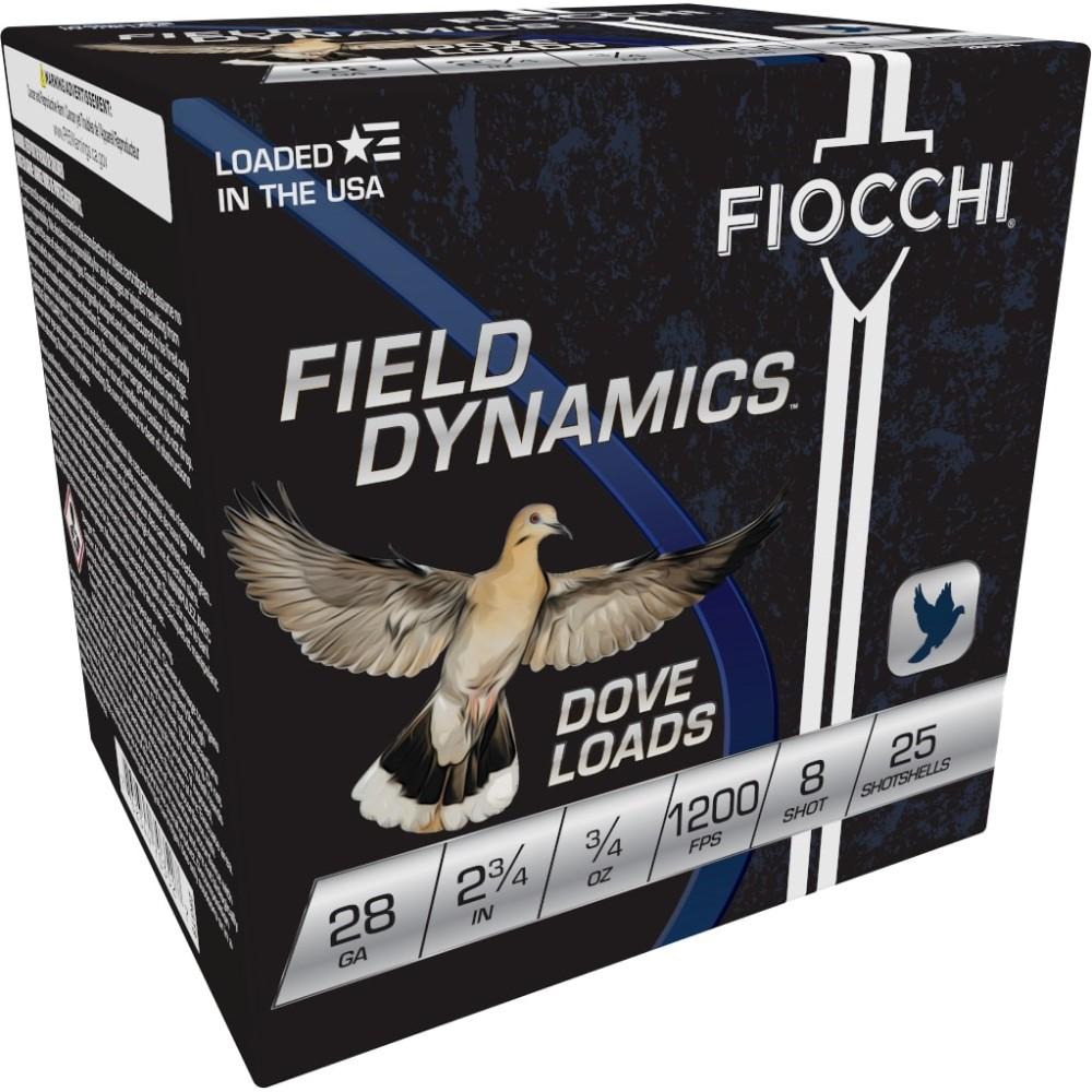 Fiocchi 28GT8 Field Dynamics 28 Gauge 2.75In 3/4oz #8 25Rd - View 2