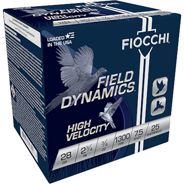 Fiocchi 28HV75 28 Gauge High Velocity Lead Shot Ammunition - View 2