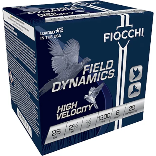 Fiocchi Field Dynamics 28 Gauge 2.75In High Velocity 28HV8 - View 2