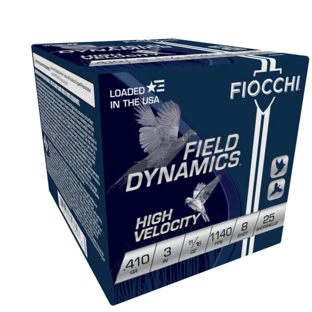 Fiocchi 410HV8 Upland Game 410 Bore 3" 11/16 oz Shotgun Ammo 25 Rounds - View 2