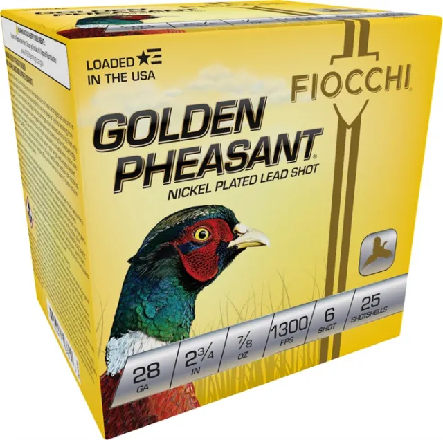 Fiocchi 28GP6 Golden Pheasant Extrema 28Gauge 2.75" 7/8oz 6Shot 25 Per - View 3