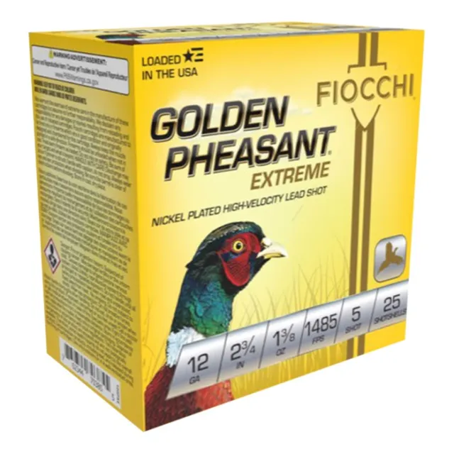 Fiocchi Golden Pheasant 12 Gauge 2.75 In 1 3/8 oz #5 Shot - View 2