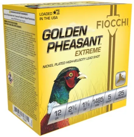 Fiocchi Golden Pheasant 12 Gauge 2.75 In 1 3/8 oz #5 Shot - View 3