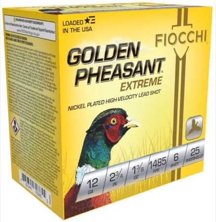 Fiocchi Golden Pheasant 12 Gauge 2.75 In 1-3/8oz #6 1ct - View 3