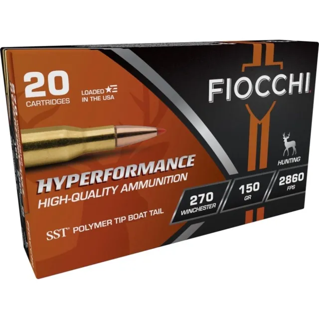 Fiocchi 270HSB Hyperformance 270Win 150gr SST 20 Rounds Box - View 2