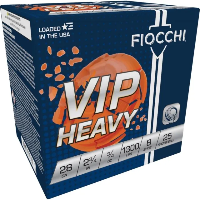 Fiocchi 28VIPH8 Exacta Target VIP Heavy 28Ga 2.75" 3/4oz 8Shot 25/Box - View 2