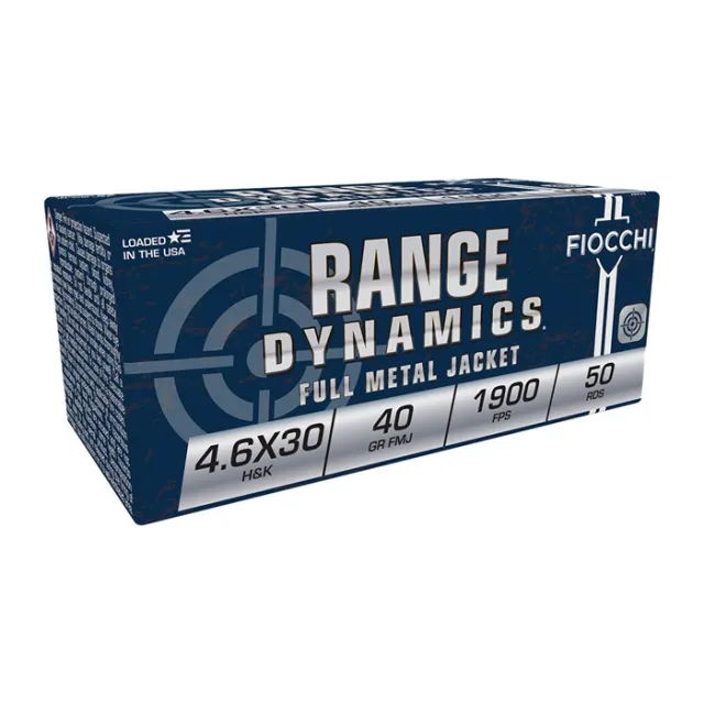 Fiocchi 46EXA Range Dynamics 4.6x30mm H&K 40 gr FMJ - 50/20 - View 2